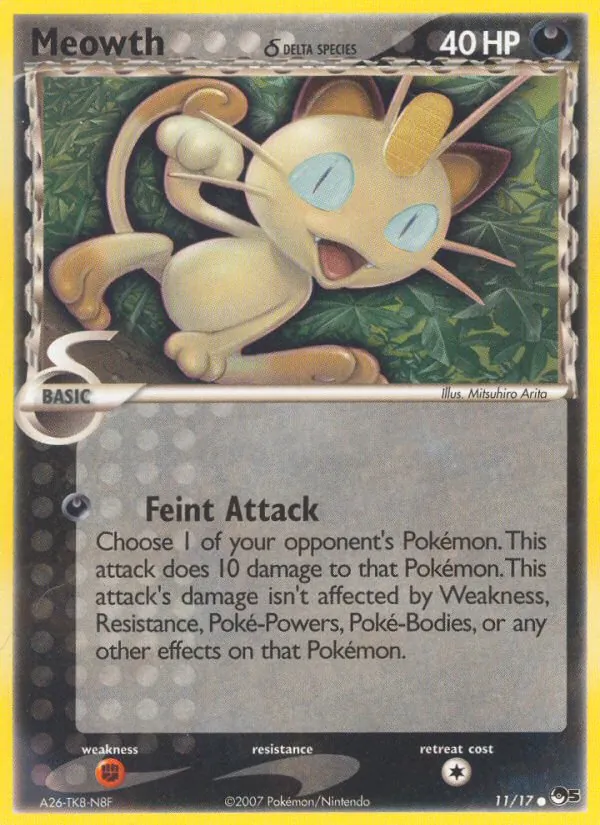 Meowth (Delta Species) — POP Series 5 #011/017