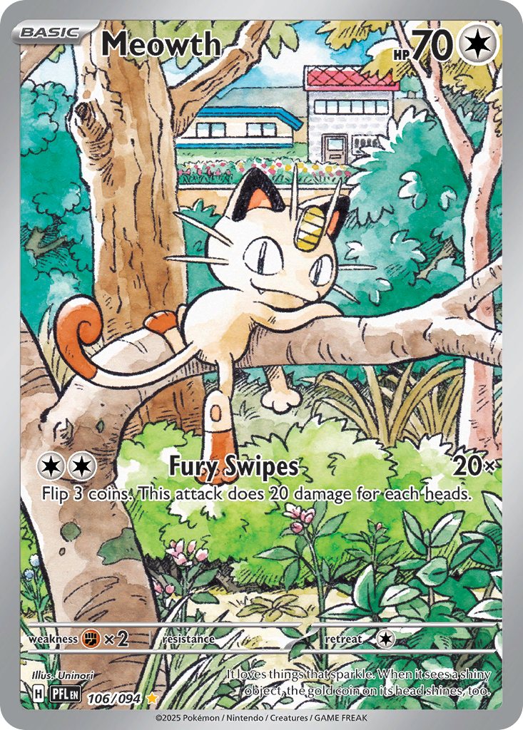 Meowth — ME02: Phantasmal Flames #106/094