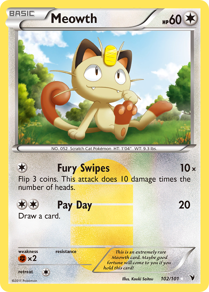 Meowth — Noble Victories #102/101
