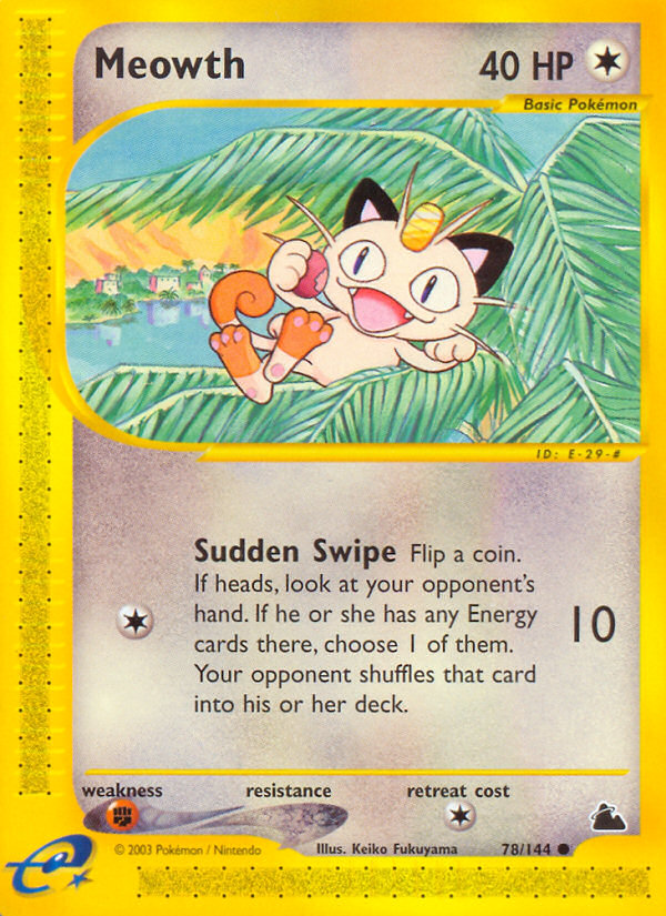Meowth — Skyridge #078/144