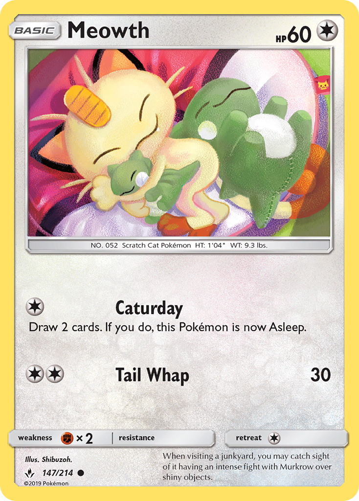 Meowth — SM - Unbroken Bonds #147/214