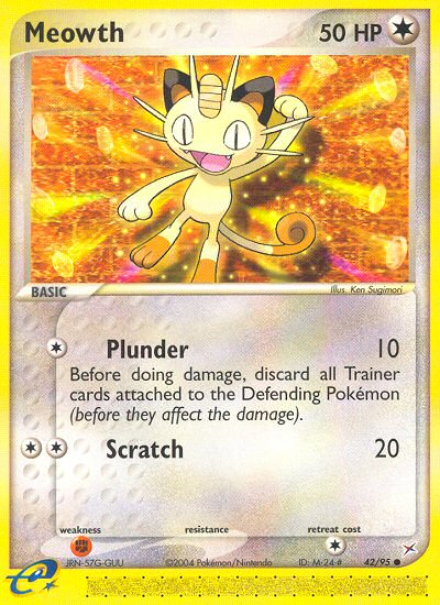 Meowth — Team Magma vs Team Aqua #42/95