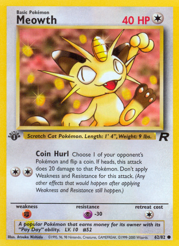 Meowth — Team Rocket #62/82