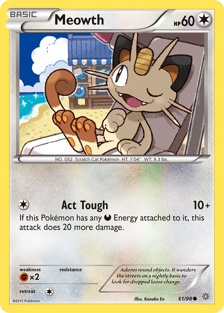 Meowth — XY - Ancient Origins #61/98