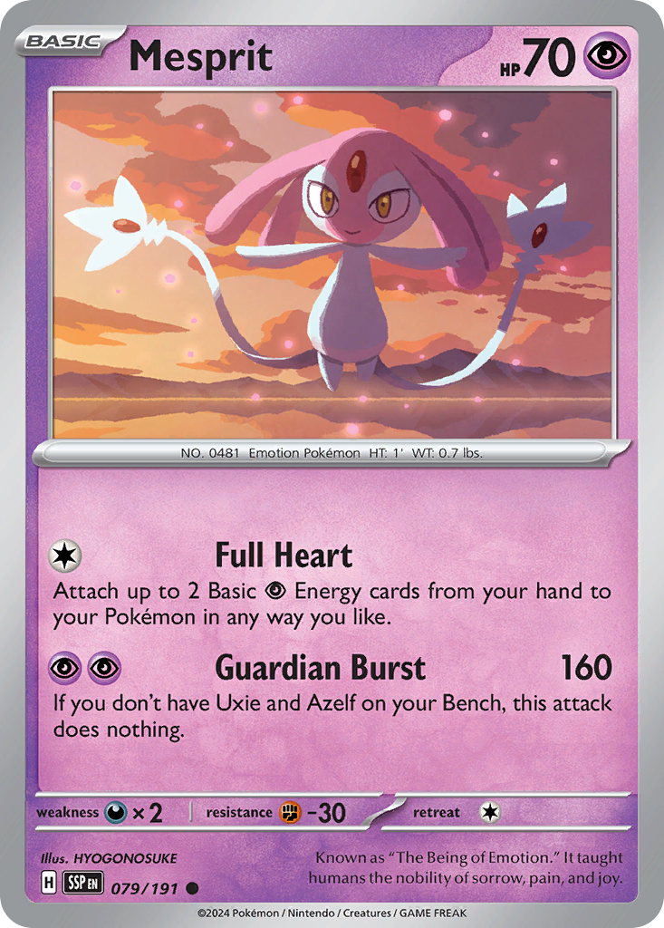 Mesprit — SV08: Surging Sparks #079/191