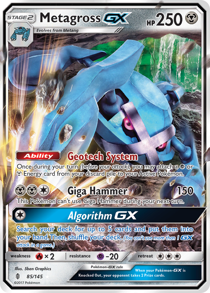 Metagross GX — SM - Guardians Rising #85/145