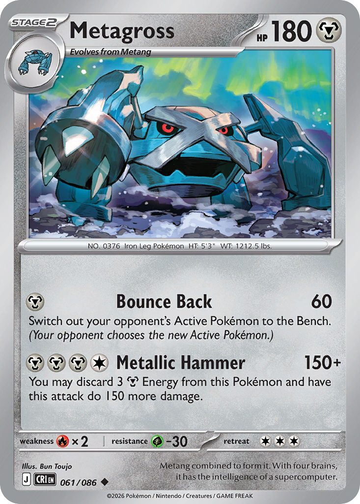 Metagross — ME04: Chaos Rising #061/086