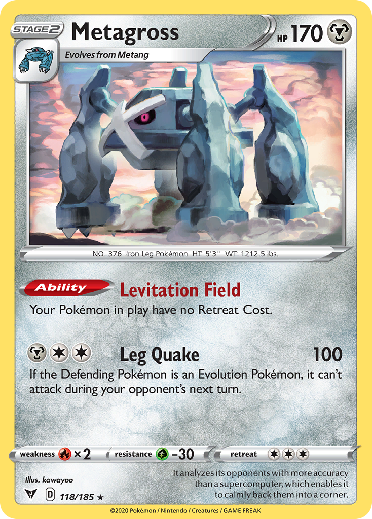 Metagross — SWSH04: Vivid Voltage #118/185