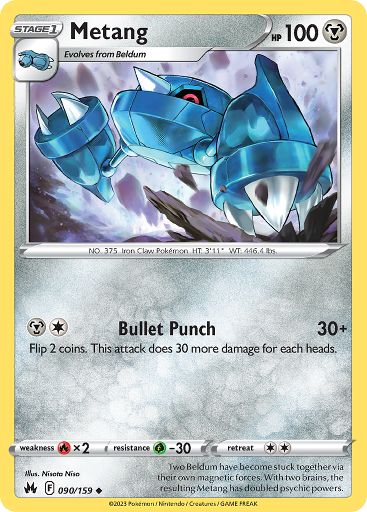 Metang — SWSH: Crown Zenith #090/159