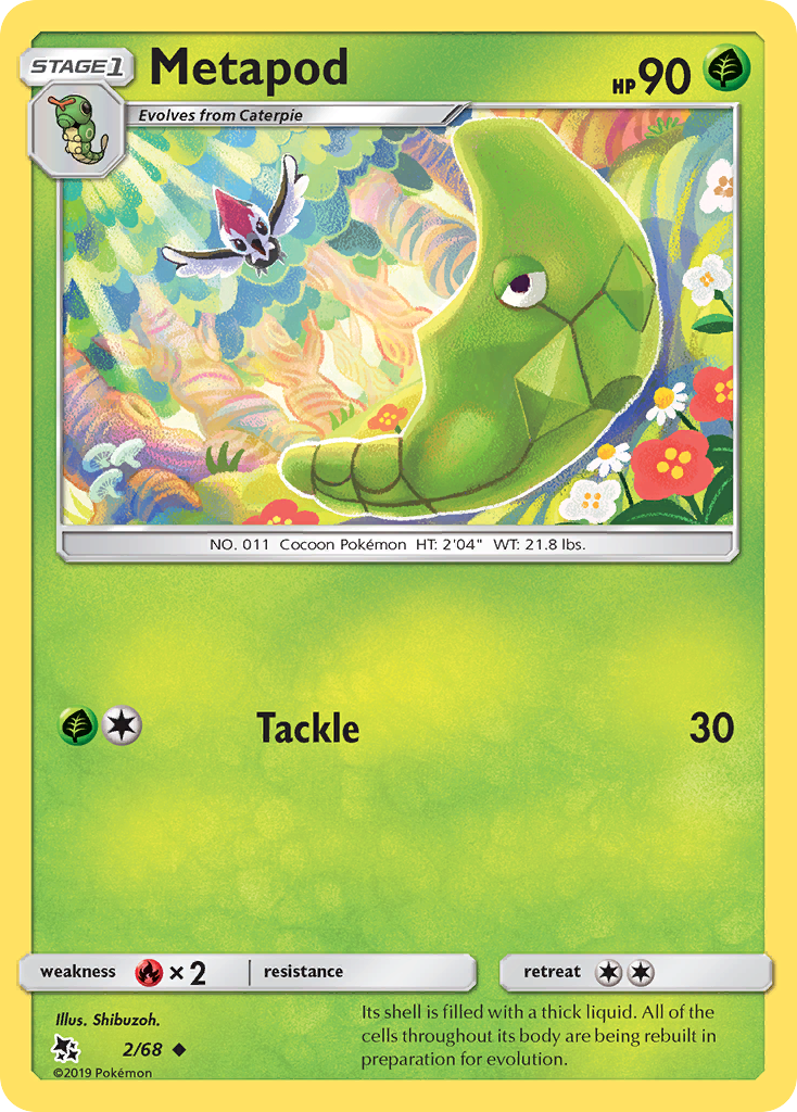 Metapod — Hidden Fates #2/68