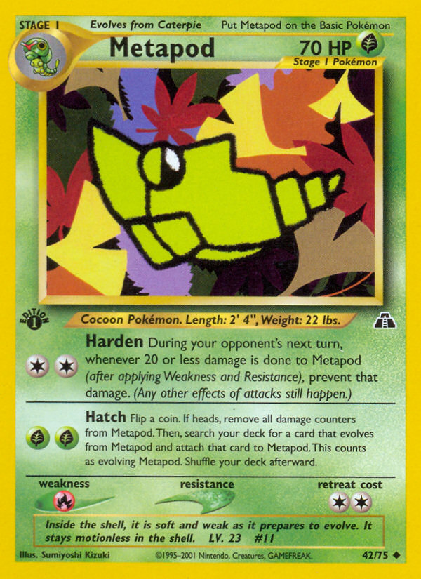 Metapod — Neo Discovery #42/75
