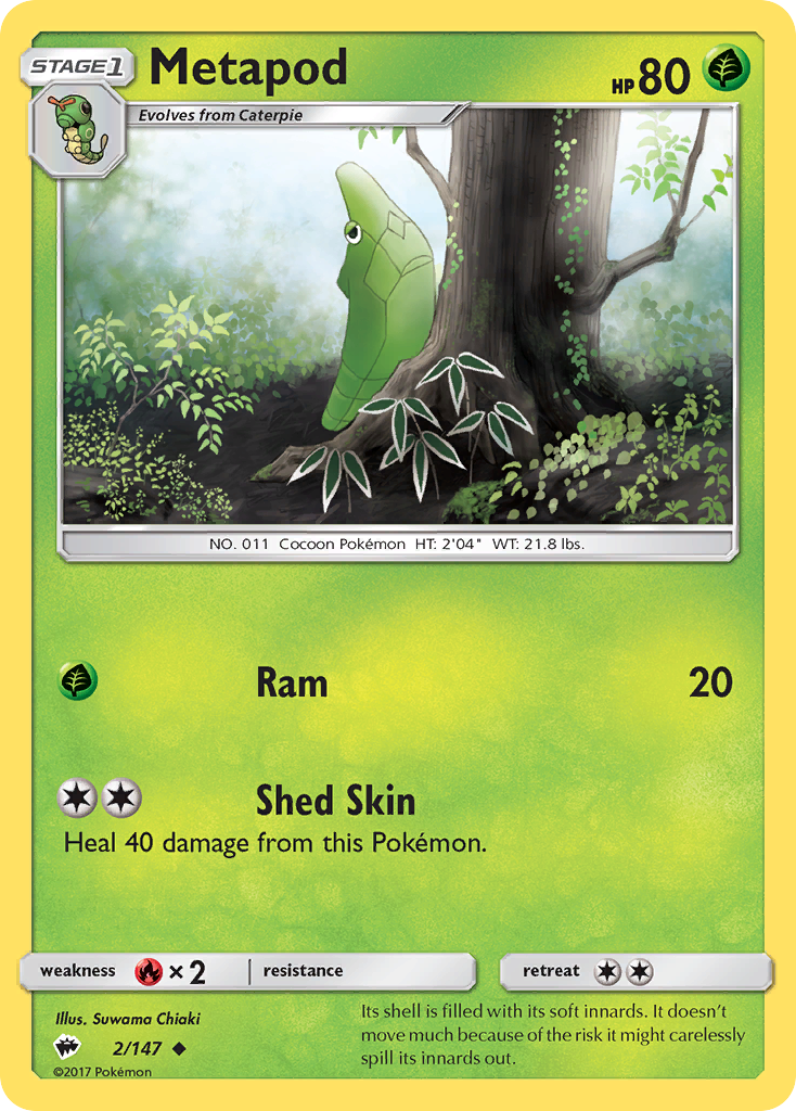 Metapod — SM - Burning Shadows #2/147