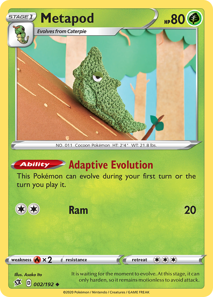 Metapod — SWSH02: Rebel Clash #002/192