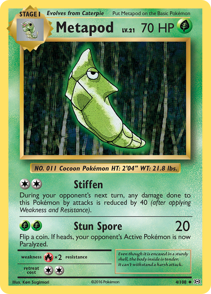 Metapod — XY - Evolutions #4/108