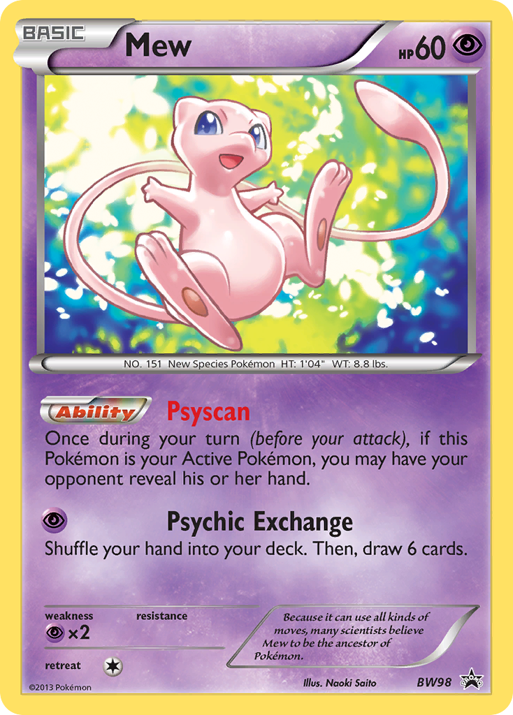 Mew — Black and White Promos #BW98
