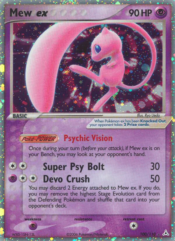 Mew ex — Holon Phantoms #100/110