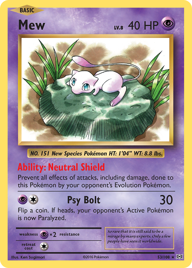 Mew — League & Championship Cards #053/108