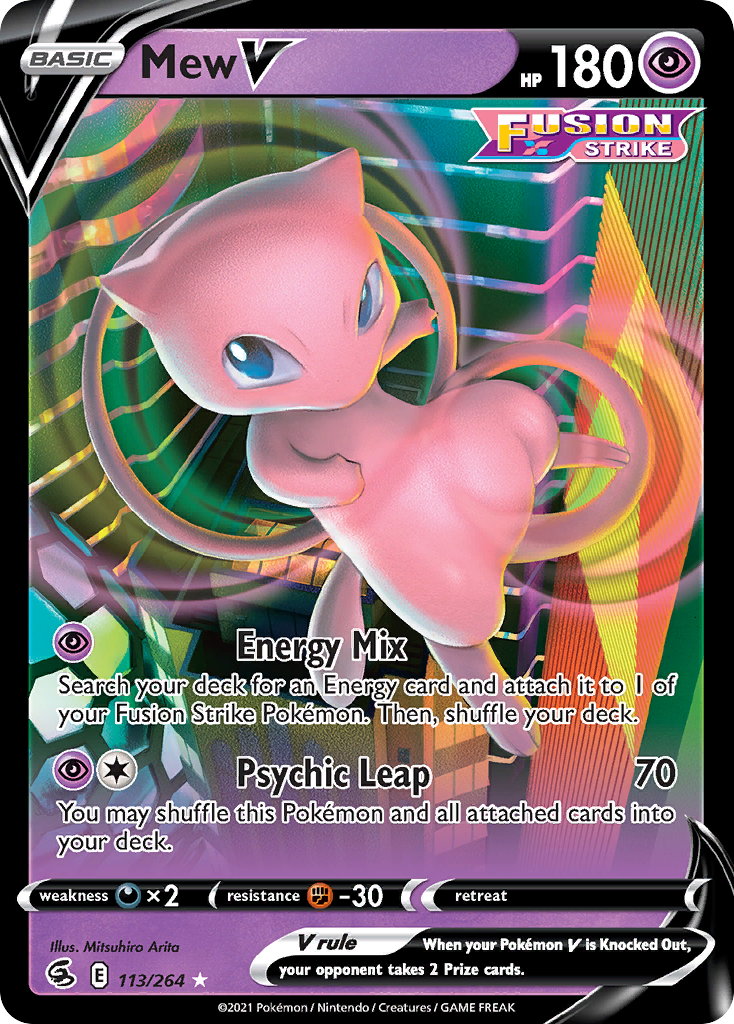 Mew V — Prize Pack Series Cards #113/264