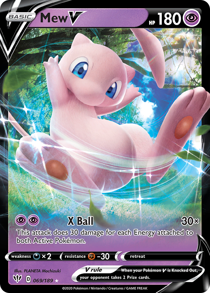 Mew V — SWSH03: Darkness Ablaze #069/189
