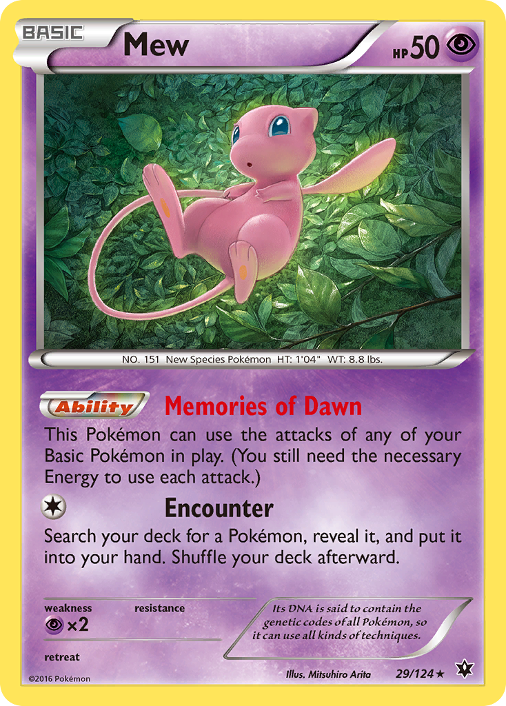 Mew — XY - Fates Collide #29/124