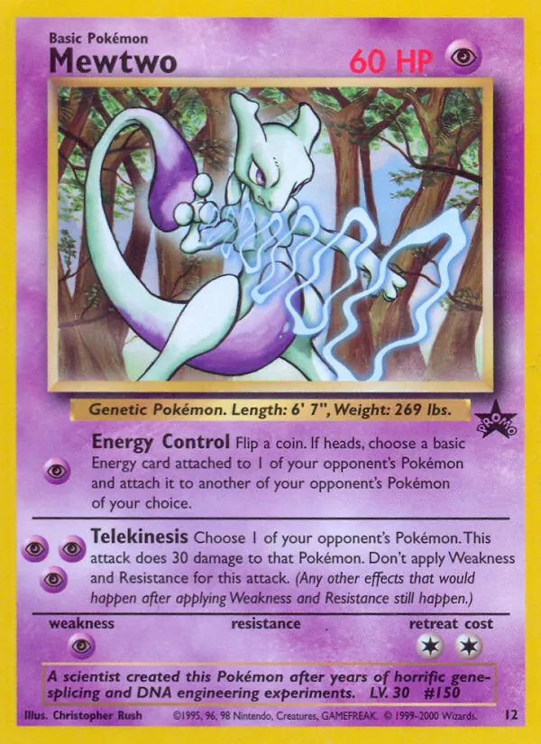 Mewtwo (12) — WoTC Promo #12/53
