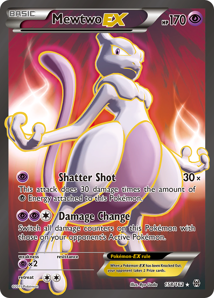 Mewtwo EX (158 Full Art) — XY - BREAKthrough #158/162