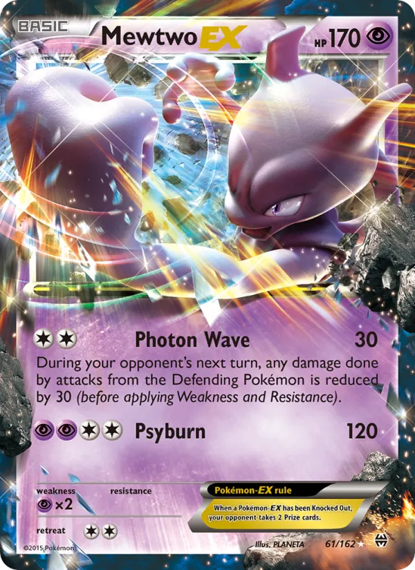 Mewtwo EX — Jumbo Cards #061/162