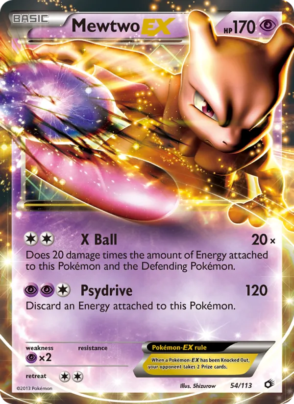 Mewtwo EX — Legendary Treasures #54/113