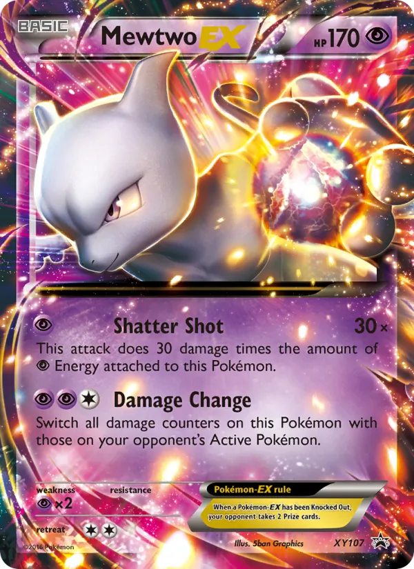 Mewtwo EX — XY Promos #XY107