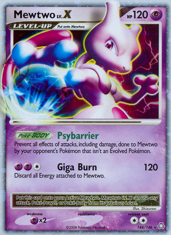 Mewtwo LV.X — Legends Awakened #144/146