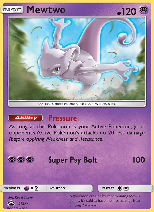 Mewtwo — SM Promos #SM77