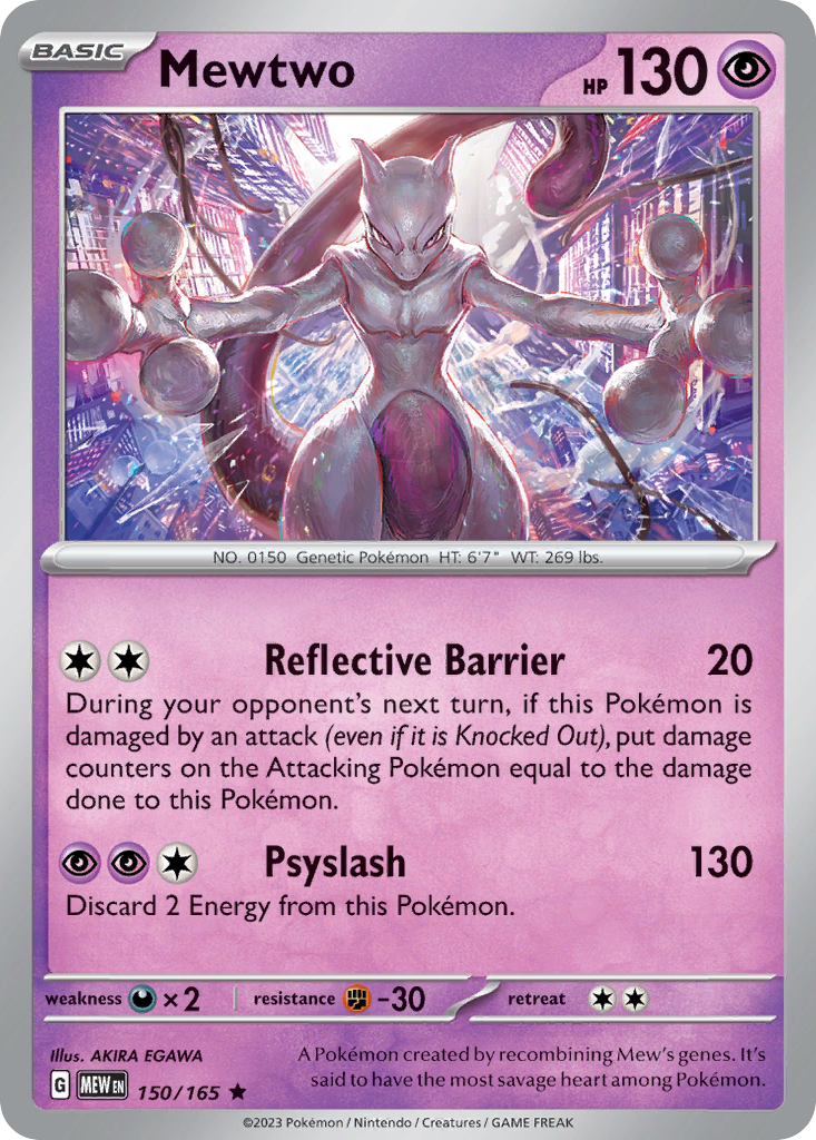 Mewtwo — SV: Scarlet & Violet 151 #150/165