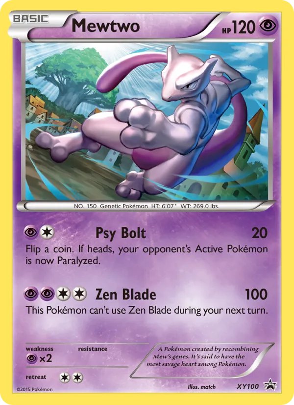 Mewtwo — XY Promos #XY100