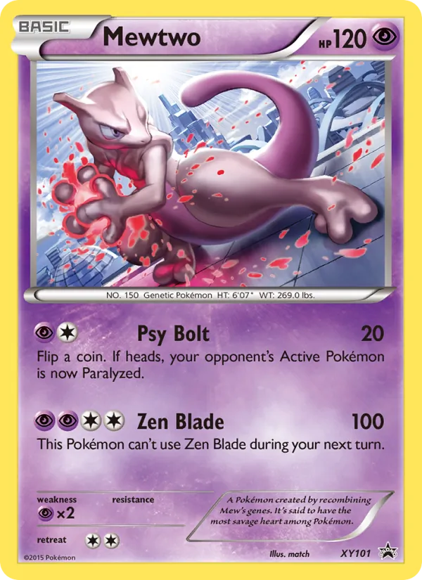 Mewtwo — XY Promos #XY101