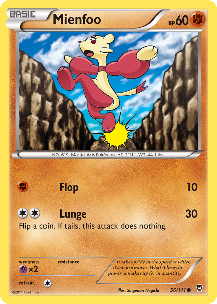 Mienfoo — XY - Furious Fists #56/111