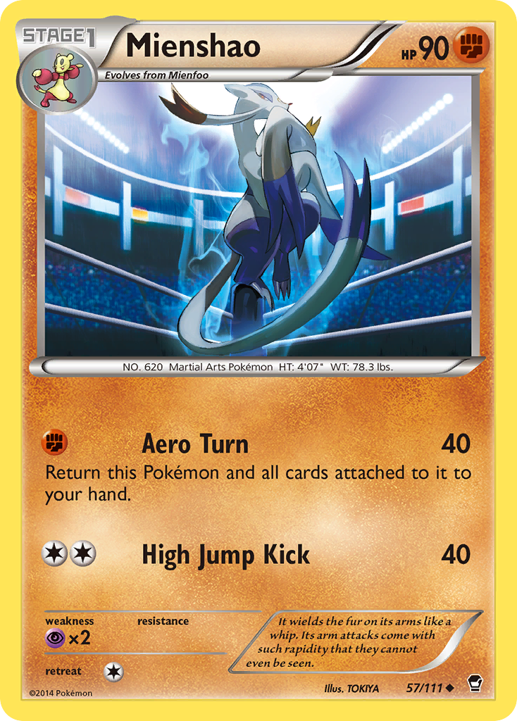 Mienshao — XY - Furious Fists #57/111