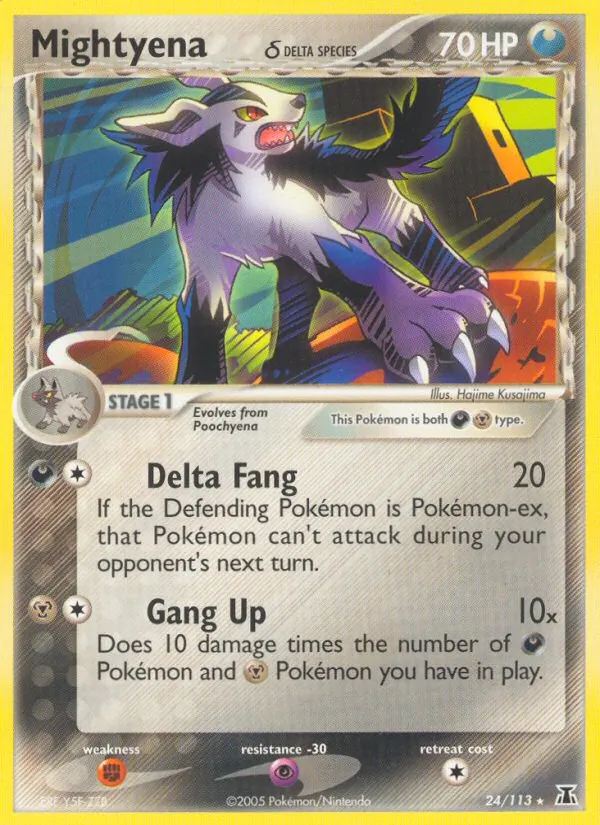 Mightyena (Delta Species) — Delta Species #24/113