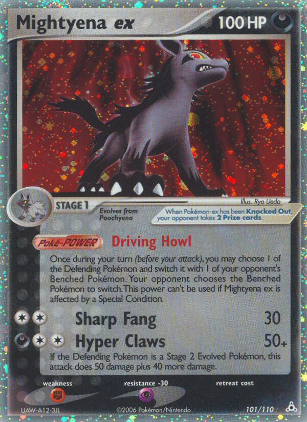 Mightyena ex — Holon Phantoms #101/110