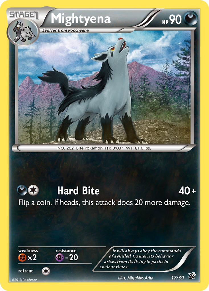 Mightyena — Kalos Starter Set #17/39