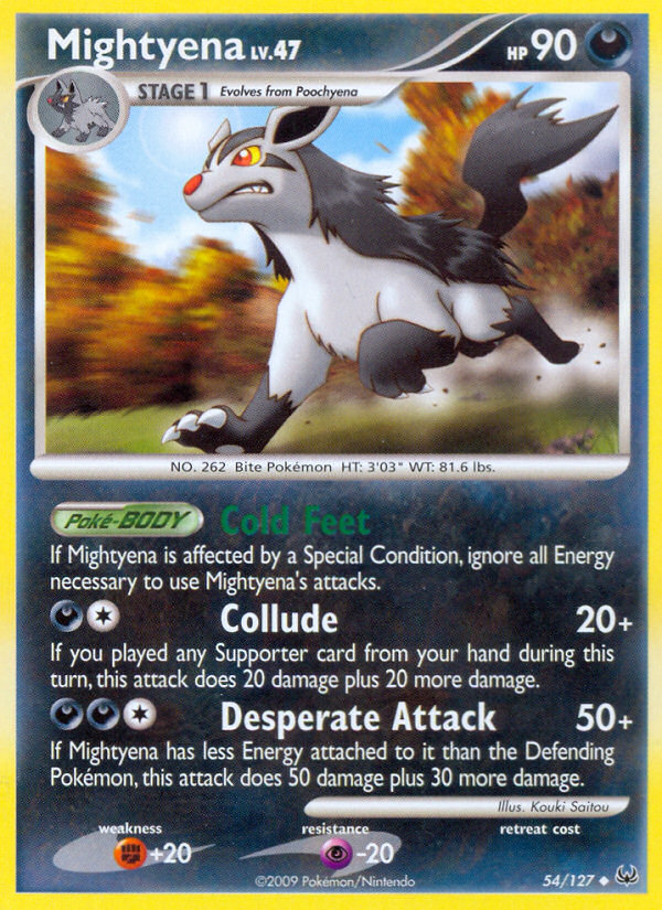 Mightyena — Platinum #54/127