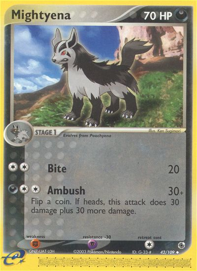 Mightyena — Ruby and Sapphire #42/109