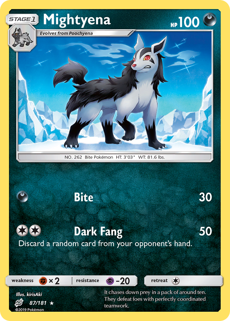Mightyena — SM - Team Up #87/181