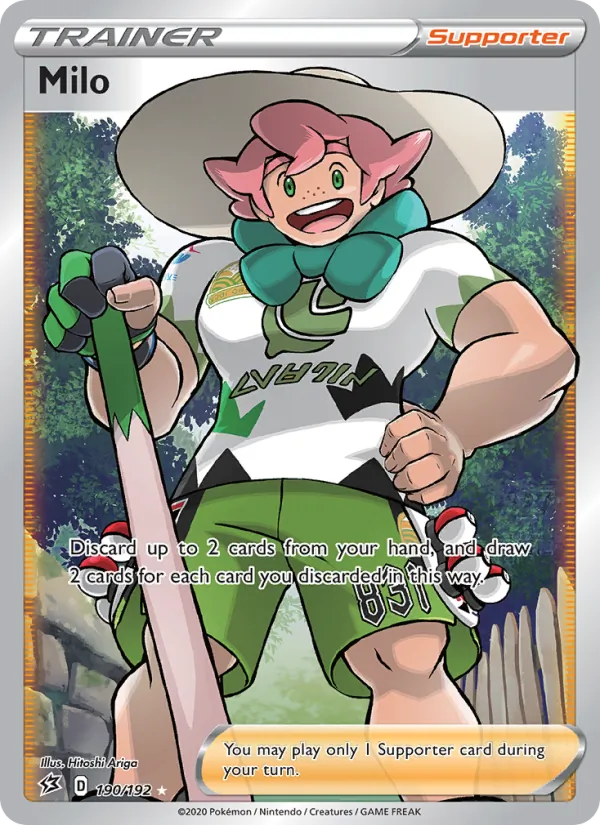 Milo (Full Art) — SWSH02: Rebel Clash #190/192
