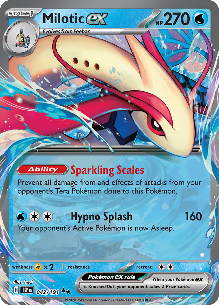 Milotic ex — SV08: Surging Sparks #042/191