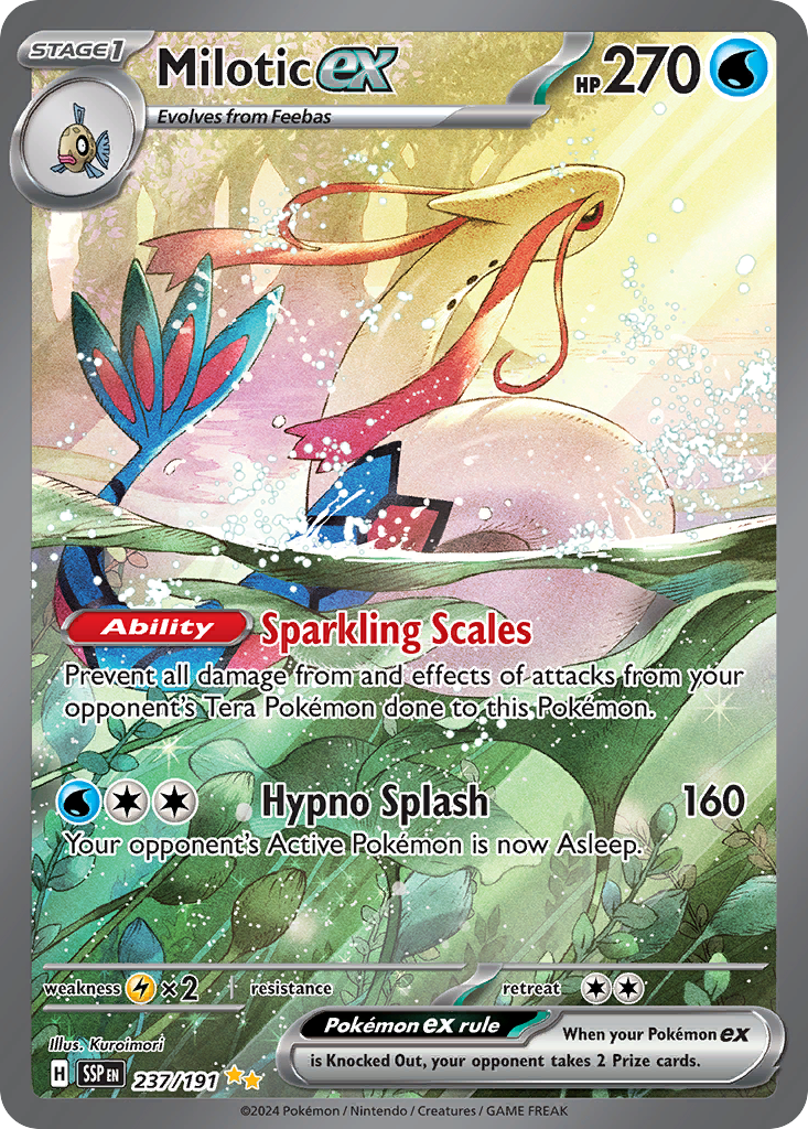 Milotic ex — SV08: Surging Sparks #237/191