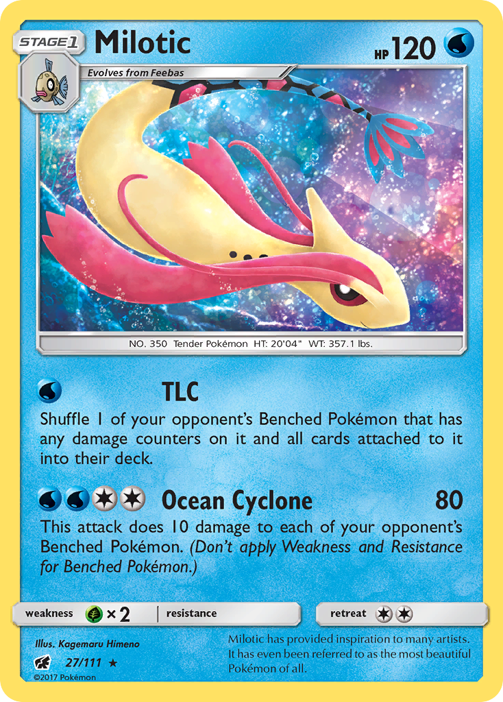 Milotic — SM - Crimson Invasion #27/111