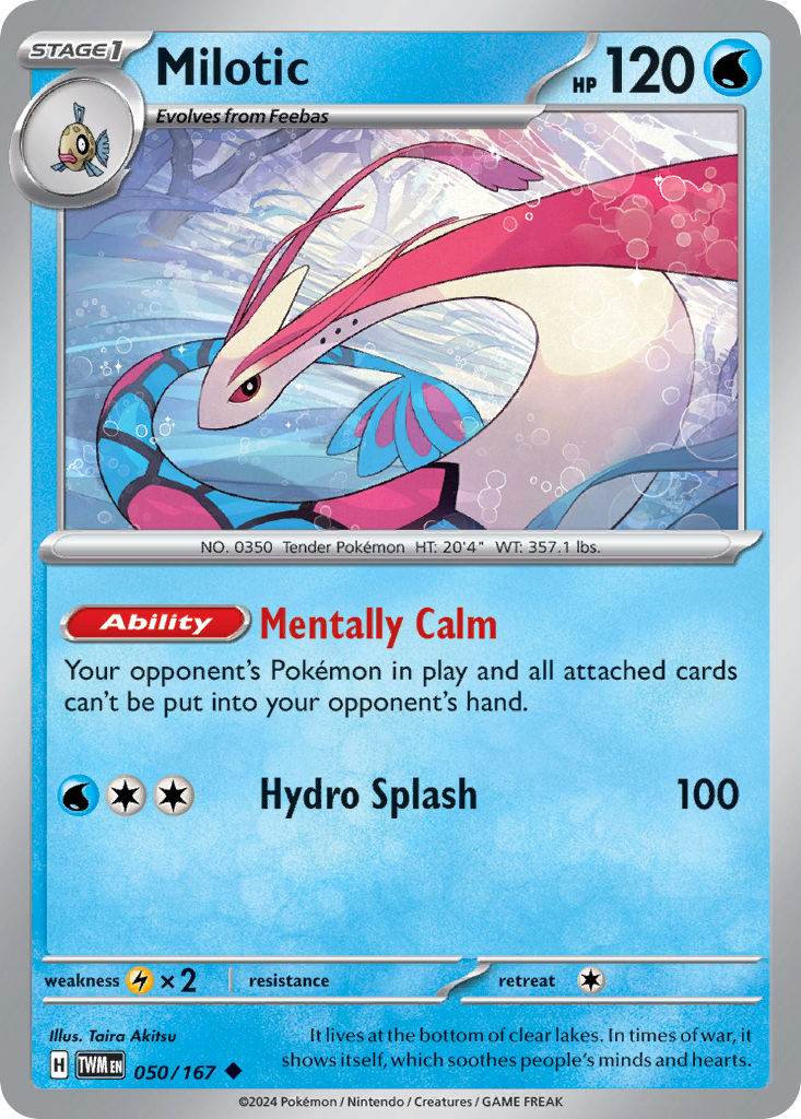 Milotic — SV06: Twilight Masquerade #050/167
