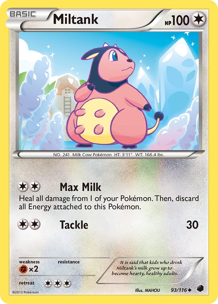 Miltank — Plasma Freeze #93/116