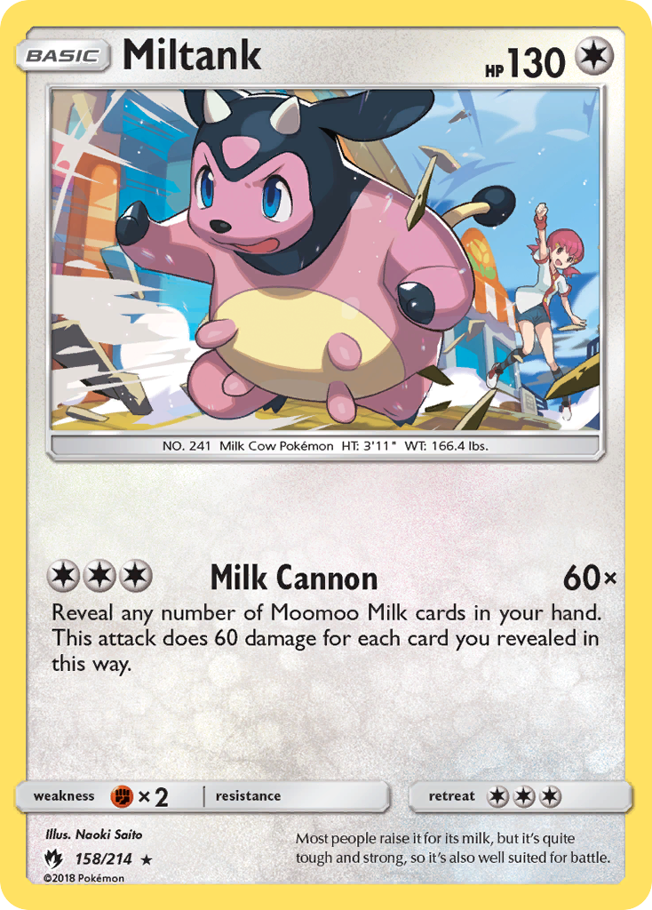 Miltank — SM - Lost Thunder #158/214