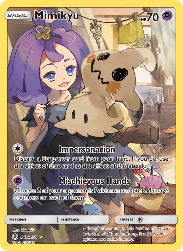 Mimikyu (Secret) — SM - Cosmic Eclipse #245/236
